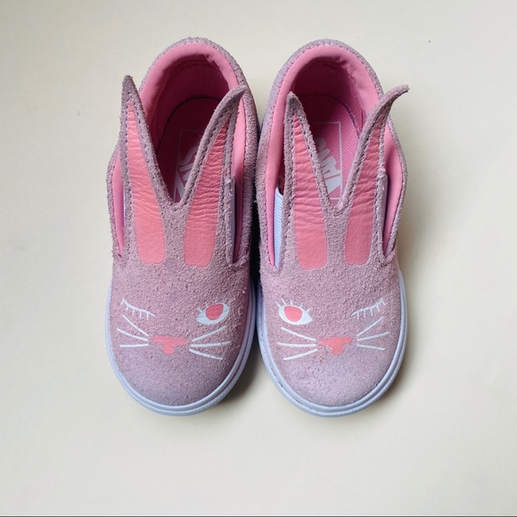 VANS Pink Bunny Ear Sneakers - Picture 1 of 4